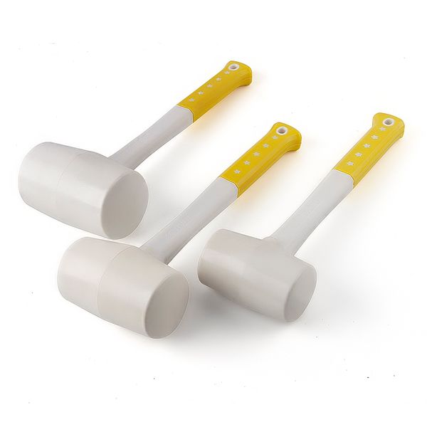 heavy duty 1pcs white rubber hammer ceramic tile plastic glue installation hammers 55mm 60mm 70mm diameter with non-slip handle
heavy duty 1pcs white rubber hammer ceramic tile plastic glue installation hammers 55mm 60mm 70mm diameter with non-slip handle