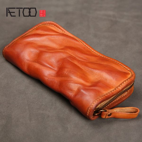 aetoo leather men's long zipper retro wallet handmade old leather wallet youth large capacity multi-card, Red;black
aetoo leather men's long zipper retro wallet handmade old leather wallet youth large capacity multi-card, Red;black