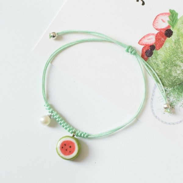 cute girl handmade women fruit ceramics bracelet watermelon hand chain leisure jewelry fashion gift, Golden;silver
cute girl handmade women fruit ceramics bracelet watermelon hand chain leisure jewelry fashion gift, Golden;silver