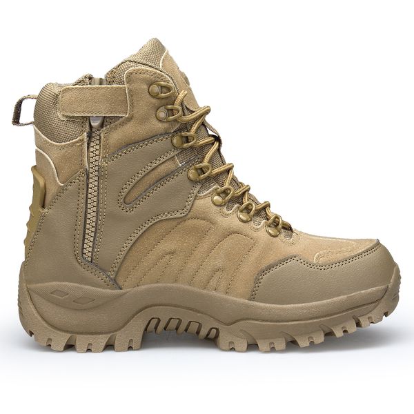 2019 new men's military boots waterproof tactical boots army desert combat male boots outdoor high ankle shoes big sizes 46, Black
2019 new men's military boots waterproof tactical boots army desert combat male boots outdoor high ankle shoes big sizes 46, Black