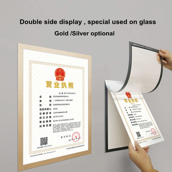 double side display a4 magnetic pvc glass mounted self-adhesive refrigerator advertising poster label sign display holder frame
double side display a4 magnetic pvc glass mounted self-adhesive refrigerator advertising poster label sign display holder frame