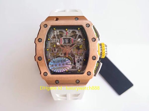 sport luxury mens watches 11-03 rose gold 7750 automatic wristwatches chronograph sapphire glass rubber strap diameter 50mm, Slivery;brown
sport luxury mens watches 11-03 rose gold 7750 automatic wristwatches chronograph sapphire glass rubber strap diameter 50mm, Slivery;brown