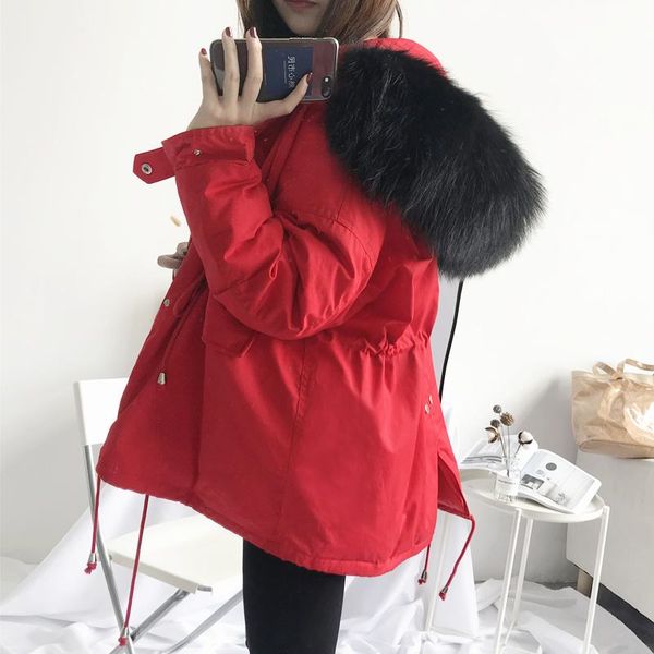 2019 new winter women big real fur collar white duck down coats ladies loose hooded jacket female warm thicken casual parka c121, Black
2019 new winter women big real fur collar white duck down coats ladies loose hooded jacket female warm thicken casual parka c121, Black