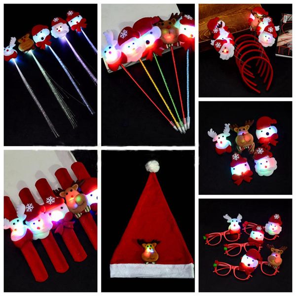 7 styles christmas headband light up hat glasses pen brooch accessories decoration for party holiday fa3057
7 styles christmas headband light up hat glasses pen brooch accessories decoration for party holiday fa3057