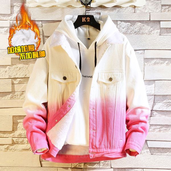 men winter denim jackets thicker warm jean jackets new fashion men loose denim coats large size casual jean coats size 5xl, Black;brown 
men winter denim jackets thicker warm jean jackets new fashion men loose denim coats large size casual jean coats size 5xl, Black;brown