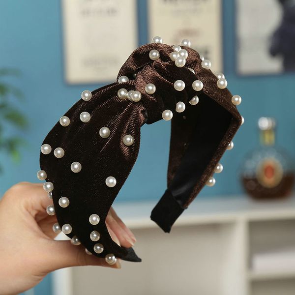 velvet inlaid pearl headband hair bands for women hairbands alice band cerchietto aliceband hair cut style with hairwear yosvm, Black;brown
velvet inlaid pearl headband hair bands for women hairbands alice band cerchietto aliceband hair cut style with hairwear yosvm, Black;brown