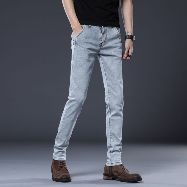 browon vintage style men pants jeans slim fit mid waist button design plus size classic skinny jeans men pencil pant, Blue
browon vintage style men pants jeans slim fit mid waist button design plus size classic skinny jeans men pencil pant, Blue