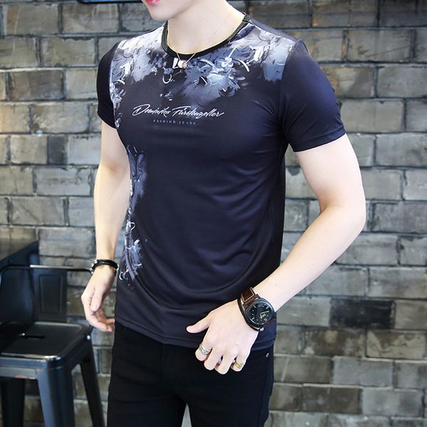 2019 men's short sleeved t-shirt, tiktok, body, men's shirt, sports breathable primer. gym t-shirt jerseys camisa masculina hot, Black;blue
2019 men's short sleeved t-shirt, tiktok, body, men's shirt, sports breathable primer. gym t-shirt jerseys camisa masculina hot, Black;blue