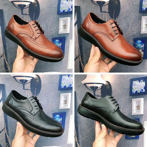 men's shoes fashion 2020 new business and leisure leather shoes with box generous and british wind lace up for men's single shoes, Black
men's shoes fashion 2020 new business and leisure leather shoes with box generous and british wind lace up for men's single shoes, Black