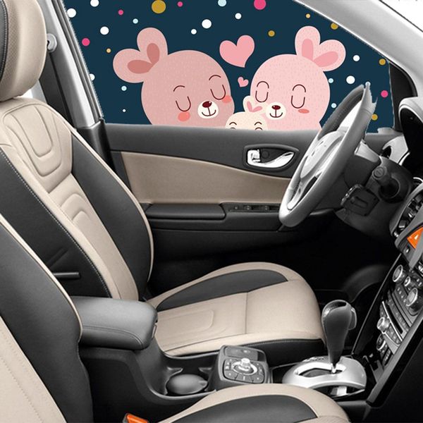 1pc симпатичные лобовое стекло автомобилей мультфильм автомобилей вс shade шторы styling задняя сторона окна зонт защитить окна шторы