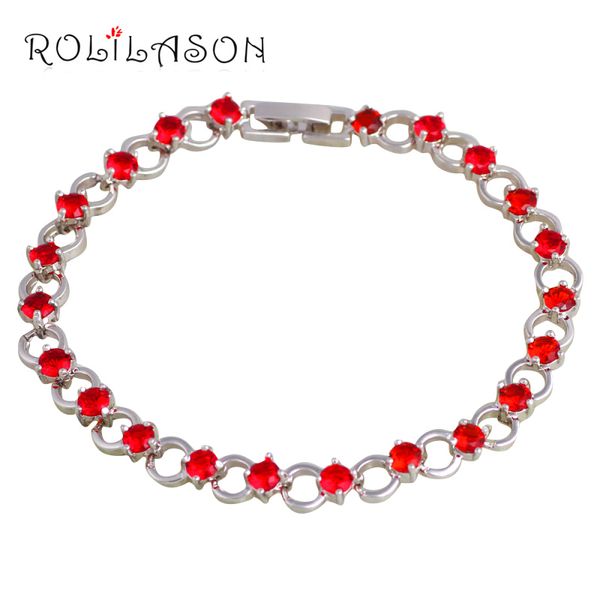 rolilason red friendship bracelets for women round design silver precious fashion trendy jewelry tbs1093, Golden;silver
rolilason red friendship bracelets for women round design silver precious fashion trendy jewelry tbs1093, Golden;silver