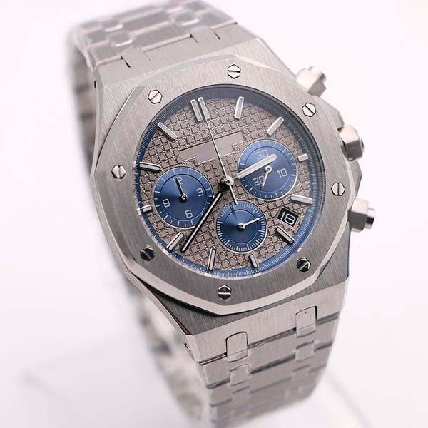 2020 u1 new series 26330 silver stainless steel strap blue gray quartz chronograph movement men's sports watches ing, Slivery;brown
2020 u1 new series 26330 silver stainless steel strap blue gray quartz chronograph movement men's sports watches ing, Slivery;brown