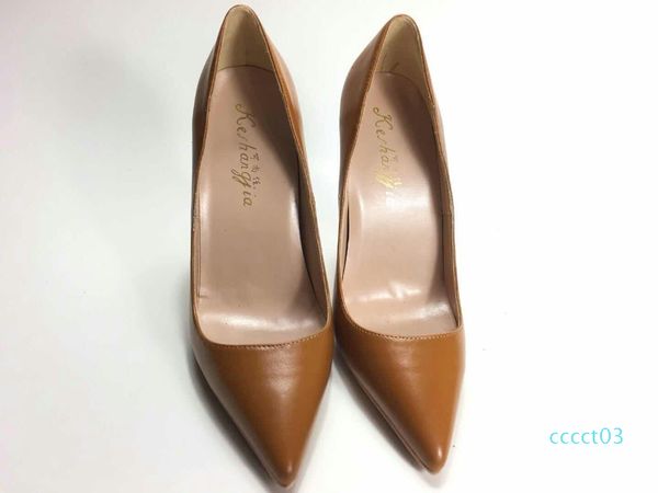 2019 fashion women brown leathe poined toes high heeled heels shoes stiletto heel shoes pumps 12cm 10cm ct03, Black
2019 fashion women brown leathe poined toes high heeled heels shoes stiletto heel shoes pumps 12cm 10cm ct03, Black