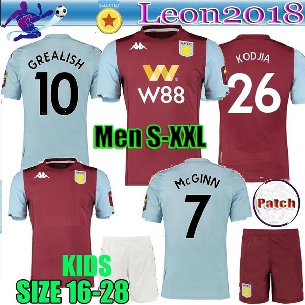 men kids 19 20 aston villa grealish soccer jerseys chester el ghazi home away football shirts youth kodjia mcginn uniforms, Black;yellow
men kids 19 20 aston villa grealish soccer jerseys chester el ghazi home away football shirts youth kodjia mcginn uniforms, Black;yellow