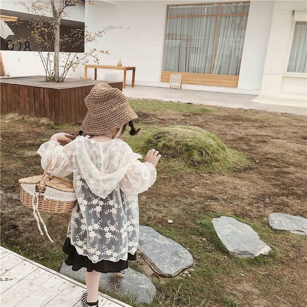 2019 summer wear new korean girls lace sunscreen children hooded sun-protective clothing, Blue;gray
2019 summer wear new korean girls lace sunscreen children hooded sun-protective clothing, Blue;gray