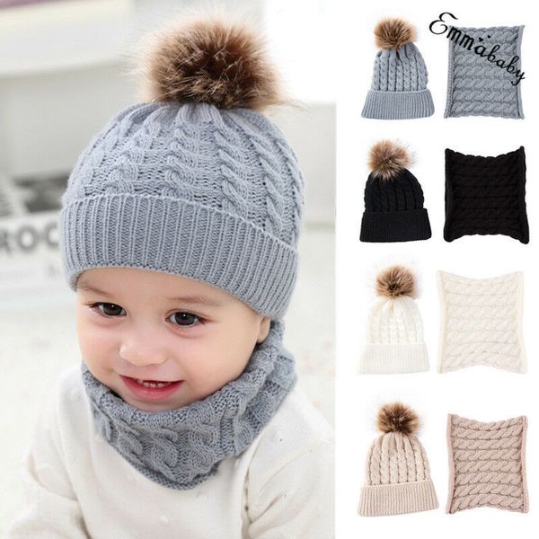 Autumn Toddler Boy Girl Cap Fur Pom Hat Winter Warm Knit Bobble Beanie Cap Scarf Soft Material Fashion Newborn Baby Hat
Autumn Toddler Boy Girl Cap Fur Pom Hat Winter Warm Knit Bobble Beanie Cap Scarf Soft Material Fashion Newborn Baby Hat