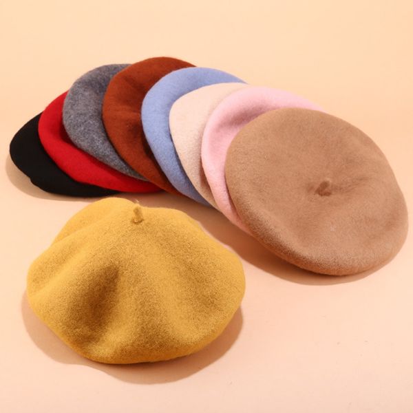 sell 2019 fashion new women wool solid color beret female bonnet caps winter all matched warm walking hat cap15 colors, Blue;gray
sell 2019 fashion new women wool solid color beret female bonnet caps winter all matched warm walking hat cap15 colors, Blue;gray