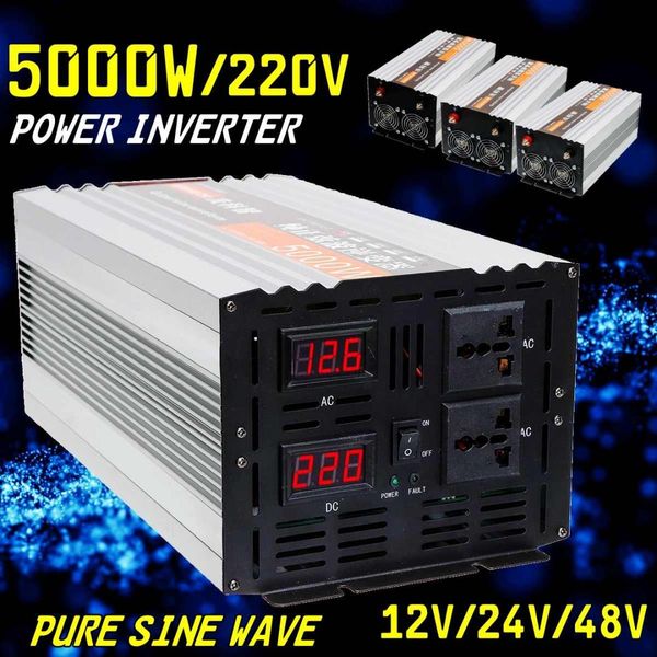inverter pure sine wave 2500w 5000w p eak dc 12v/24v/48v to ac 220v voltage transformer converte double led digital display
inverter pure sine wave 2500w 5000w p eak dc 12v/24v/48v to ac 220v voltage transformer converte double led digital display