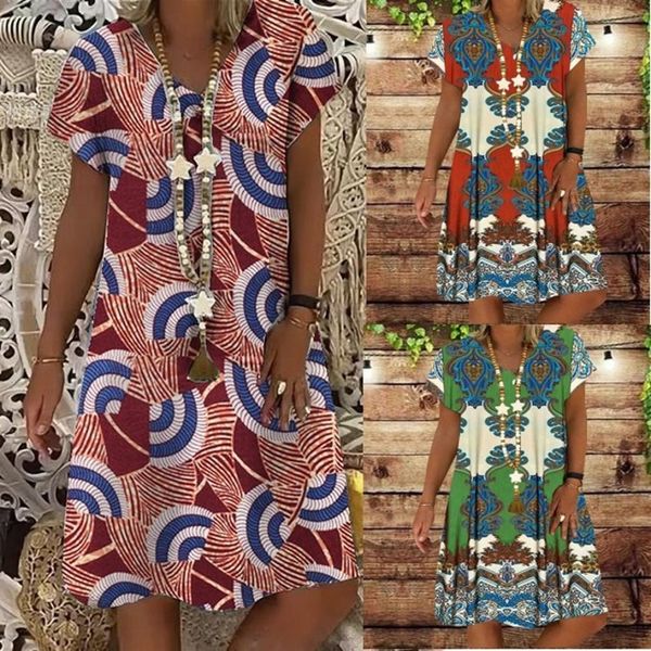 s-5xl plus size dress beach summer new short sleeve retro printed dress women harajuku loose a line midi dresses oversized tunic, Black;gray
s-5xl plus size dress beach summer new short sleeve retro printed dress women harajuku loose a line midi dresses oversized tunic, Black;gray