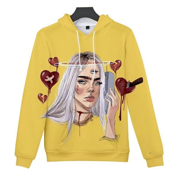 billie eilish 3d printed женщины толстовка дизайнер свободный пуловер толстовка повседневные женщины плюс размер tops, Black
billie eilish 3d printed женщины толстовка дизайнер свободный пуловер толстовка повседневные женщины плюс размер tops, Black