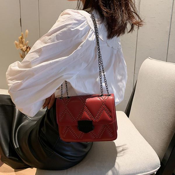 new rivet chain small crossbody bags for women 2020 shoulder messenger bag femme lady chain small shoulder handbags
new rivet chain small crossbody bags for women 2020 shoulder messenger bag femme lady chain small shoulder handbags