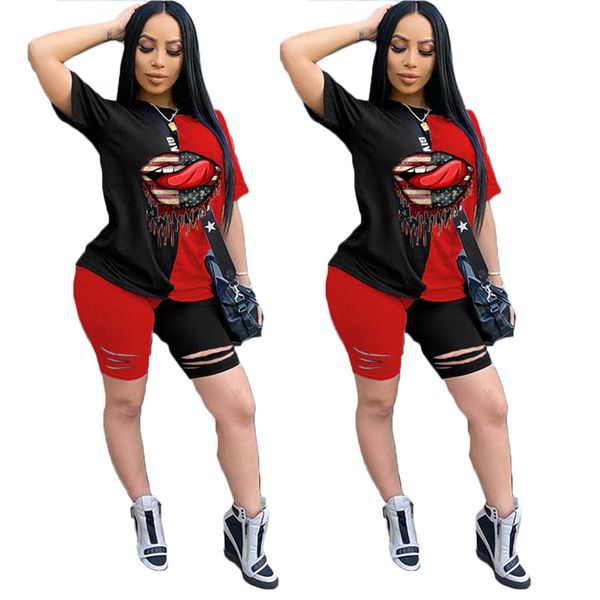 женщины tracksuit лоскутная цвет hole губы дизайнер два piece set эпикировка футболка шорты summer casual спортивный костюм s-3xl d7101, White
женщины tracksuit лоскутная цвет hole губы дизайнер два piece set эпикировка футболка шорты summer casual спортивный костюм s-3xl d7101, White