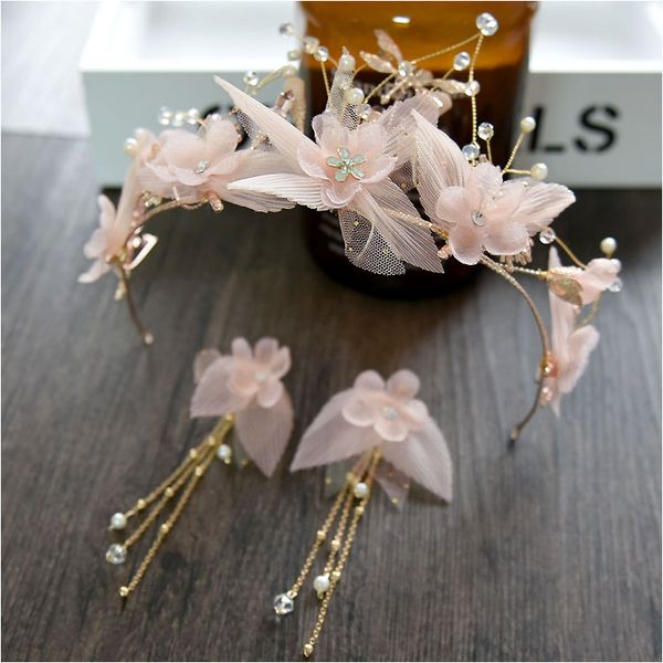 korean bride mori pink flower crown super sweet headdress birthday holiday wedding hair jewelry, Golden;white
korean bride mori pink flower crown super sweet headdress birthday holiday wedding hair jewelry, Golden;white