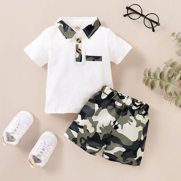 kids clothes 2020 summer toddler baby boy clothes sets short sleeve shirt+camouflage short 2pcs children clothing tracksuit, White
kids clothes 2020 summer toddler baby boy clothes sets short sleeve shirt+camouflage short 2pcs children clothing tracksuit, White