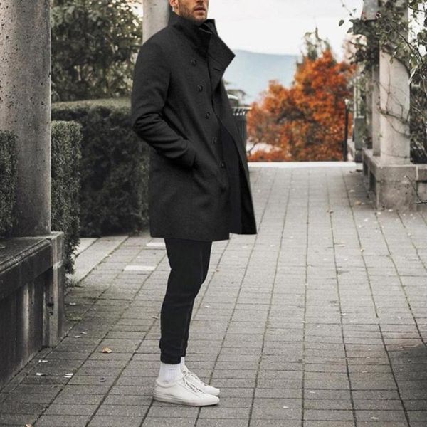 зима мужская ветровка пальто solid color тонкий длинные однобортный шерстяное тренчкот мужской длинный ветровка trench куртка, Black
зима мужская ветровка пальто solid color тонкий длинные однобортный шерстяное тренчкот мужской длинный ветровка trench куртка, Black