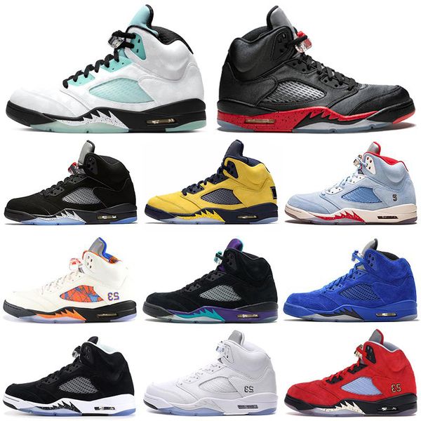 new style island green bred 5 5s bred og basketball shoes grape michigan ice blue psg wings trophy room wings mens trainers sneakers, White;red
new style island green bred 5 5s bred og basketball shoes grape michigan ice blue psg wings trophy room wings mens trainers sneakers, White;red