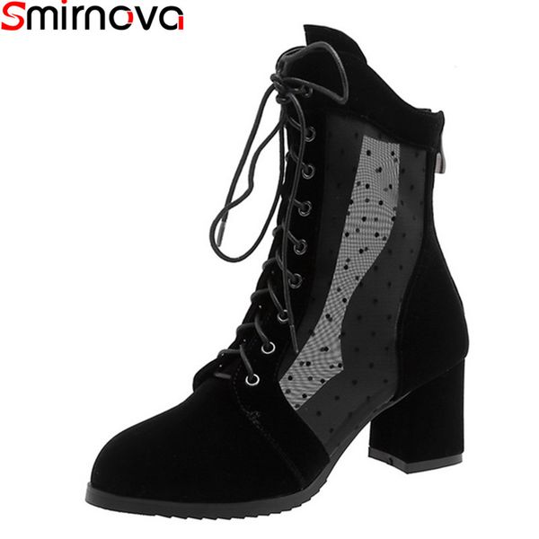 smirnova big size 33-43 autumn winter ankle boots thick high heels pointed toe lace up women boots black color ladies shoes
smirnova big size 33-43 autumn winter ankle boots thick high heels pointed toe lace up women boots black color ladies shoes