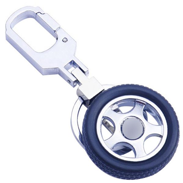 rotating car tire pendant key chain hanging suspended personality stainless steel car key ring gift for husband kcn525, Silver
rotating car tire pendant key chain hanging suspended personality stainless steel car key ring gift for husband kcn525, Silver
