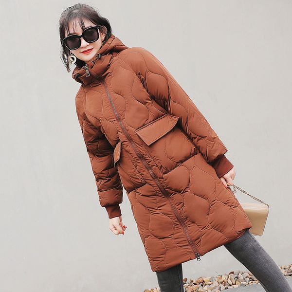 a1701 # p shoot 2018 new style down jacket cotton-padded clothes mid-length korean-style thick coat women's cotton-padded cl, Black;white
a1701 # p shoot 2018 new style down jacket cotton-padded clothes mid-length korean-style thick coat women's cotton-padded cl, Black;white
