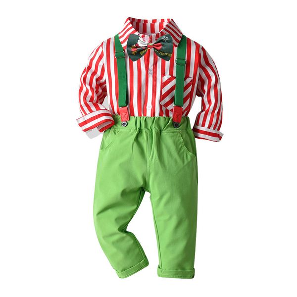 boys clothes toddler baby boy kids gentleman christmas bow tie striped shirt pants outfits set h1022, White
boys clothes toddler baby boy kids gentleman christmas bow tie striped shirt pants outfits set h1022, White