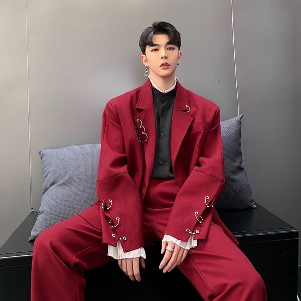 2019 new retro men's suit personality design wine red suit men blazer designs mens stage jackets designer jacket, White;black
2019 new retro men's suit personality design wine red suit men blazer designs mens stage jackets designer jacket, White;black