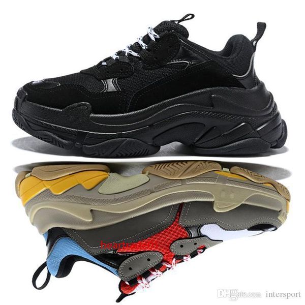 2019 luxury triple s men women casual shoes new balck red green stitching solor uppers designer sneakers boots 5.5-11
2019 luxury triple s men women casual shoes new balck red green stitching solor uppers designer sneakers boots 5.5-11
