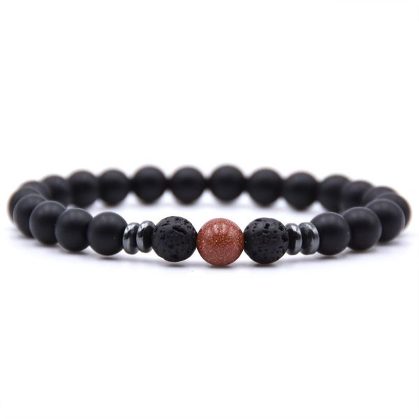 8mm colorful natural beads strands bracelets handmade black lava stone white agate bracelet for sale
8mm colorful natural beads strands bracelets handmade black lava stone white agate bracelet for sale