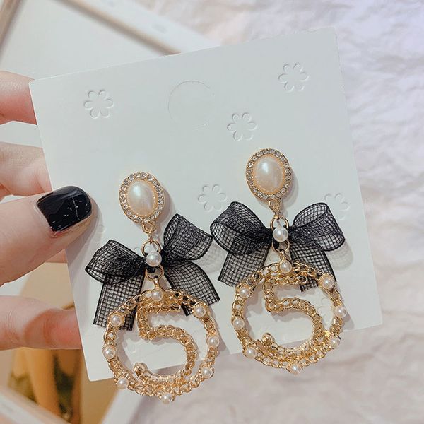 new brand design temperament beautiful girl lace bow earrings luxury asymmetric 5 ribbon strap tassel earring gift party wedding, Golden
new brand design temperament beautiful girl lace bow earrings luxury asymmetric 5 ribbon strap tassel earring gift party wedding, Golden
