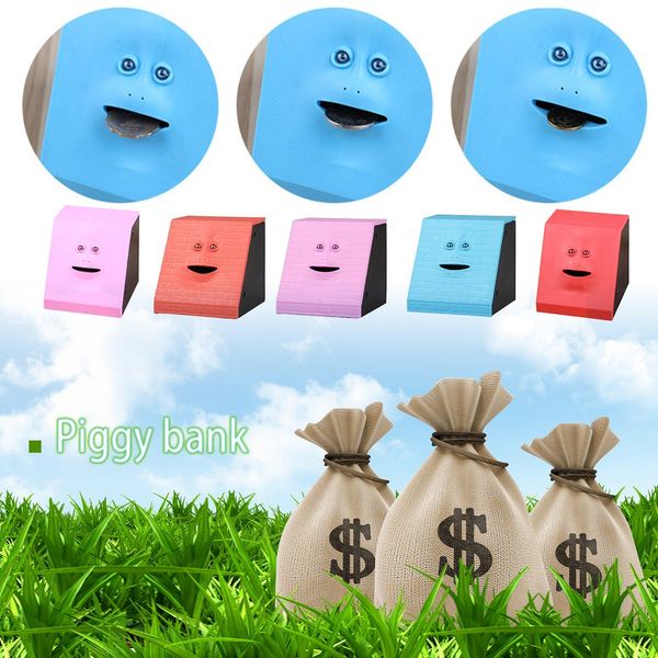 money eating face box cute facebank piggy coins bank funny money coin saving bank children toys gift home decoration
money eating face box cute facebank piggy coins bank funny money coin saving bank children toys gift home decoration