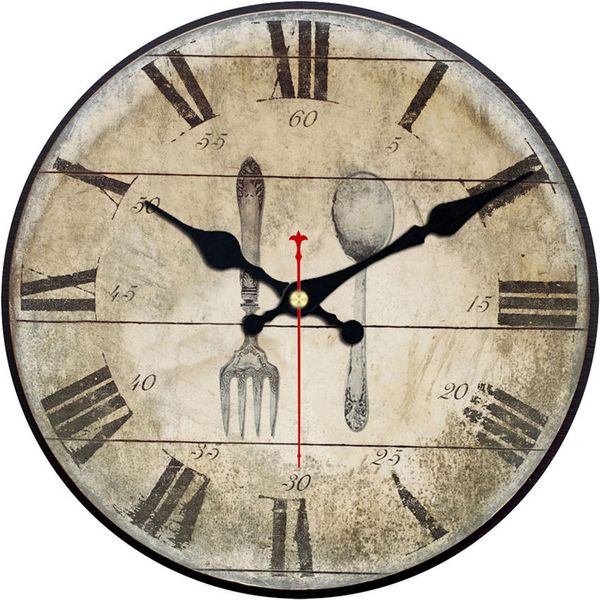 rihe tableware knife silent art large wooden wall clock, wall watch for home decor study, no ticking sound, creative decor
rihe tableware knife silent art large wooden wall clock, wall watch for home decor study, no ticking sound, creative decor