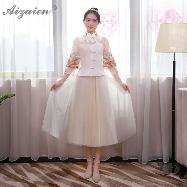 oriental style retro long cheongsam china bridesmaid gown qi pao women chinese traditional dress qipao promotion robe orientale, Red
oriental style retro long cheongsam china bridesmaid gown qi pao women chinese traditional dress qipao promotion robe orientale, Red