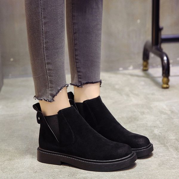 boots slip on black ankle boots for women flat low heel winter female shoes size 35-40 solid botas mujer hjm89
boots slip on black ankle boots for women flat low heel winter female shoes size 35-40 solid botas mujer hjm89