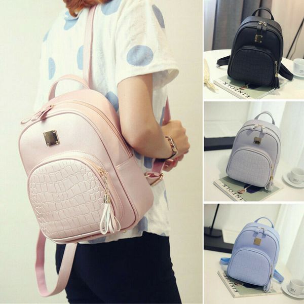 girl women men small solid pu leather travel backpack satchel rucksack lapschool bag
girl women men small solid pu leather travel backpack satchel rucksack lapschool bag