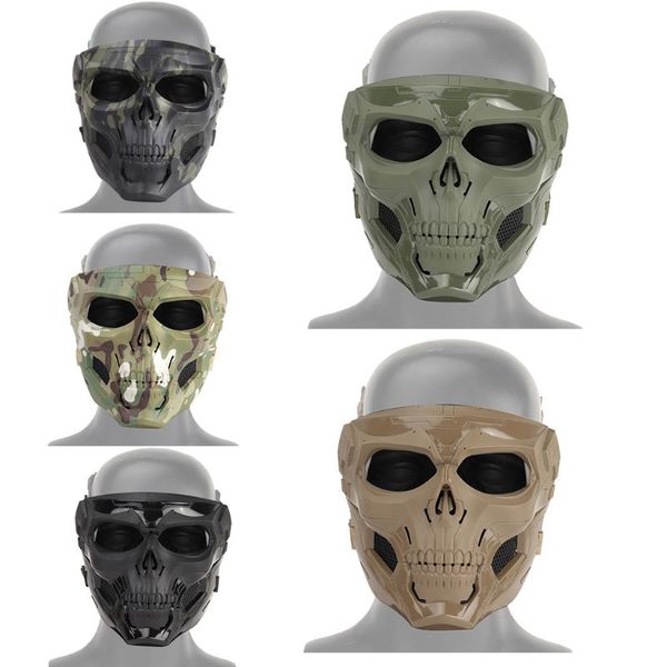 outdoor paintball full face mask breathable skull helmet hunting protective masks, Black
outdoor paintball full face mask breathable skull helmet hunting protective masks, Black