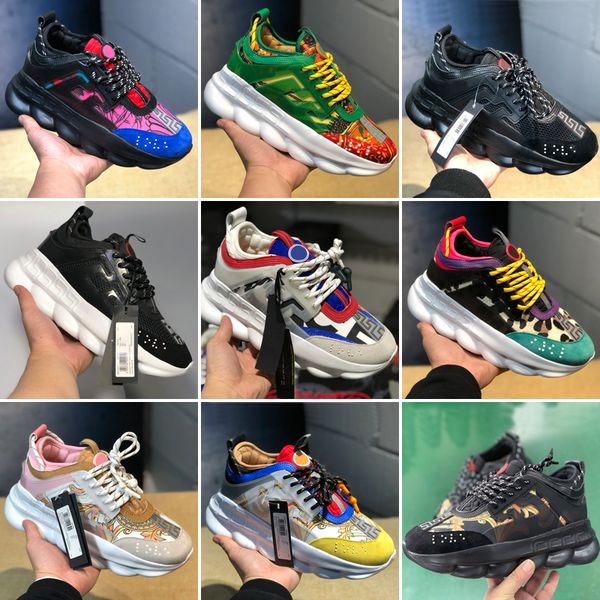 with dust bag 2019 new chain reaction luxury designer shoes link-embossed mesh rubber leather fashion casual designer men women shoes sport, Black
with dust bag 2019 new chain reaction luxury designer shoes link-embossed mesh rubber leather fashion casual designer men women shoes sport, Black