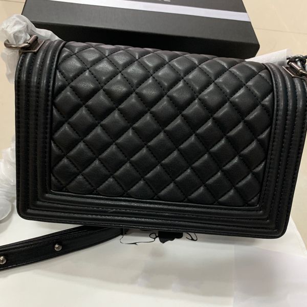 chain real 20cm 25cm chain flap bag handbag crossbody bags newset messenger lady women classic leather purse designer shoulder plaid ba ifst, Red;black
chain real 20cm 25cm chain flap bag handbag crossbody bags newset messenger lady women classic leather purse designer shoulder plaid ba ifst, Red;black
