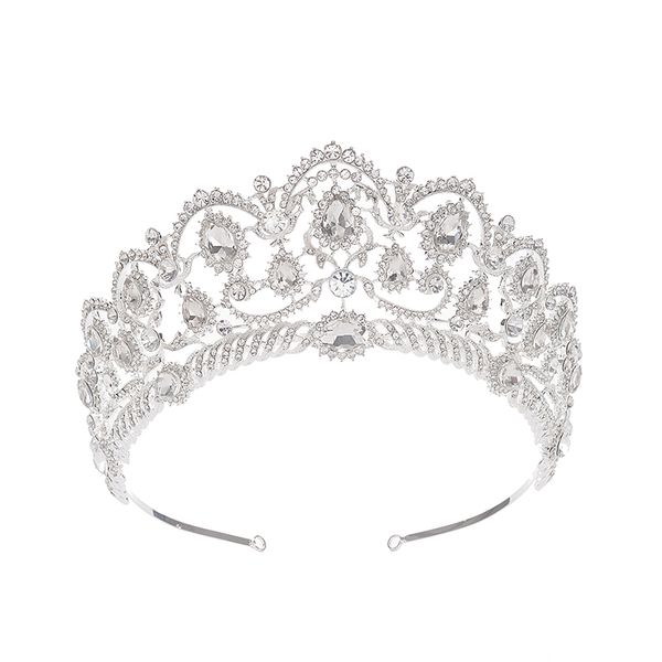 eseres luxury jewelry women rhinestone tiara hairbands for wedding & party & birthday, Golden;white
eseres luxury jewelry women rhinestone tiara hairbands for wedding & party & birthday, Golden;white