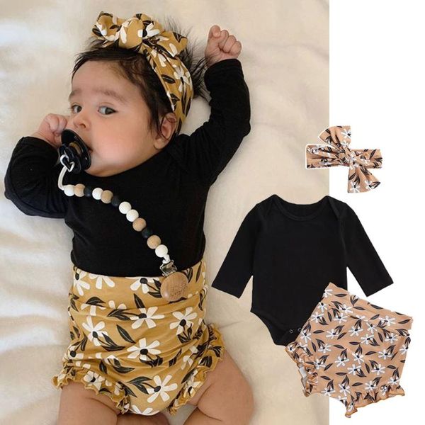 2020 summer 3pcs toddler girl cute outfits new baby girls solid color long-sleeved jumpsuit floral ruffled shorts bow headband, White
2020 summer 3pcs toddler girl cute outfits new baby girls solid color long-sleeved jumpsuit floral ruffled shorts bow headband, White