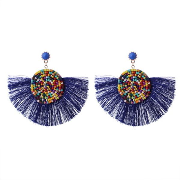 new style retro exaggerated fan-shaped fashion earrings bohemian elegant personality rhinestone hand-made earrings jewelry accessories, Silver
new style retro exaggerated fan-shaped fashion earrings bohemian elegant personality rhinestone hand-made earrings jewelry accessories, Silver