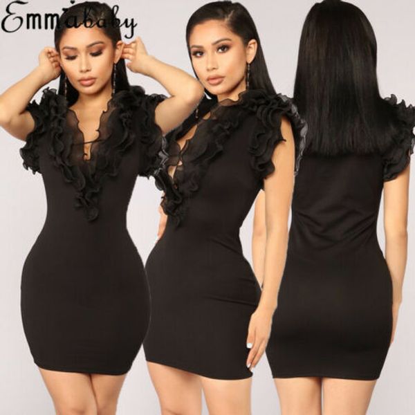 2019 black dress lady women sleeveless ruffle v neck wrap floral mini dress ladies summer sundress clobwear evening, Black;gray
2019 black dress lady women sleeveless ruffle v neck wrap floral mini dress ladies summer sundress clobwear evening, Black;gray